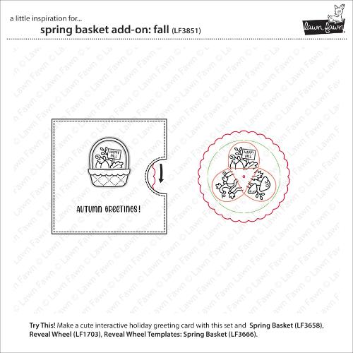Lawn Fawn - Stamps - Spring Basket Add-On: Fall
