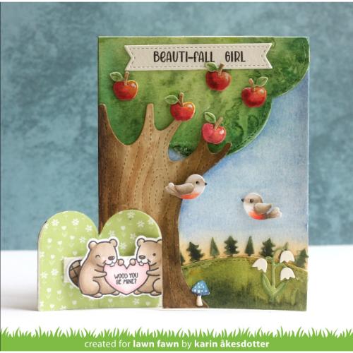 Lawn Fawn - Lawn Cuts - Knock, Knock, Who's There? Tree Add-On Dies