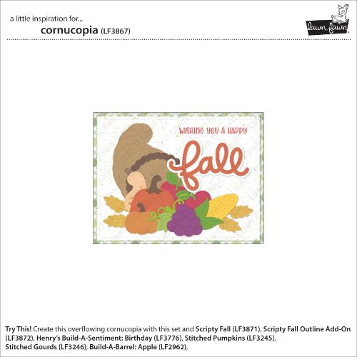 Lawn Fawn - Lawn Cuts - Cornucopia Dies