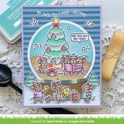 Lawn Fawn - Stamps - Caroling Mice