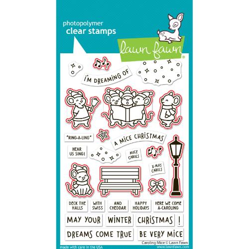 Lawn Fawn - Lawn Cuts - Caroling Mice Dies