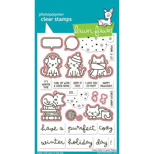Lawn Fawn - Lawn Cuts - Cozy Cats Dies