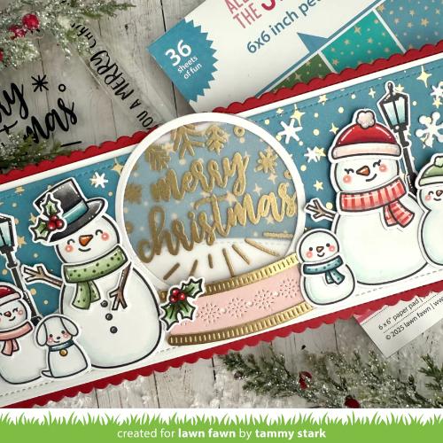 Lawn Fawn - Stamps - Big Messages: Christmas