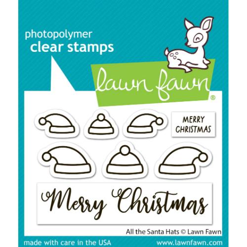 Lawn Fawn - Stamps - All the Santa Hats