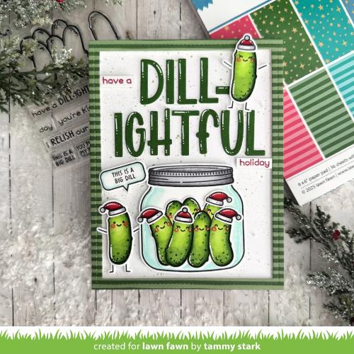 Lawn Fawn - Stamps - How You Bean? Pickle Add-On