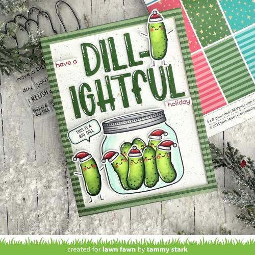 Lawn Fawn - Stamps - How You Bean? Pickle Add-On