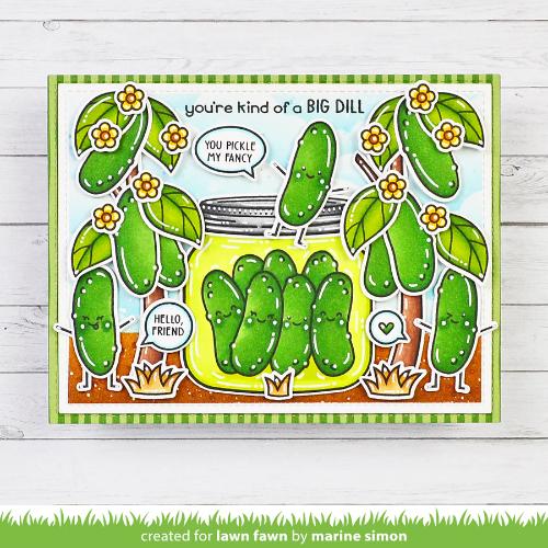 Lawn Fawn - Stamps - How You Bean? Pickle Add-On