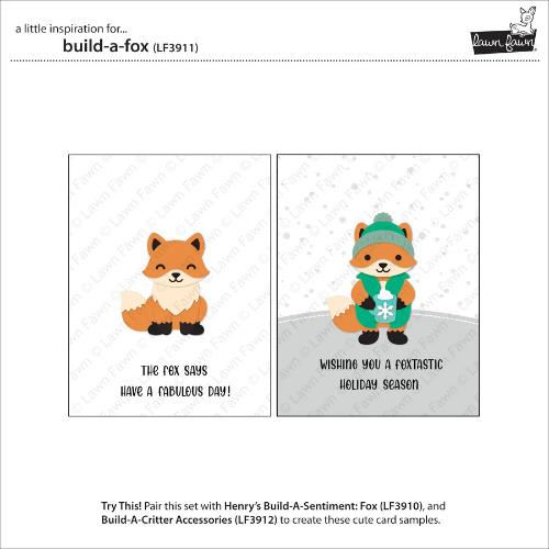 Lawn Fawn - Lawn Cuts - Build-A-Fox Dies