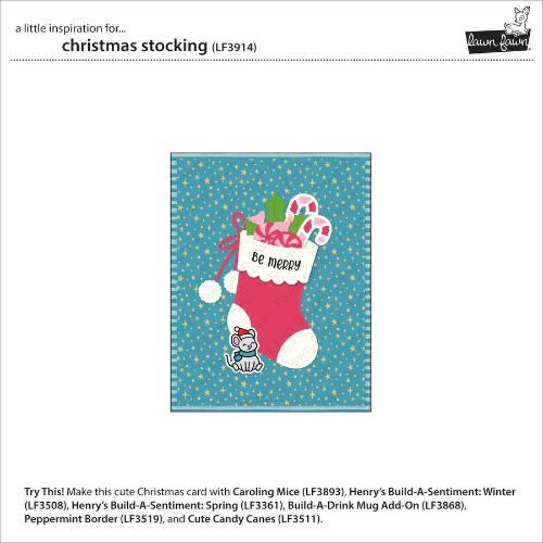 Lawn Fawn - Lawn Cuts - Christmas Stocking Dies