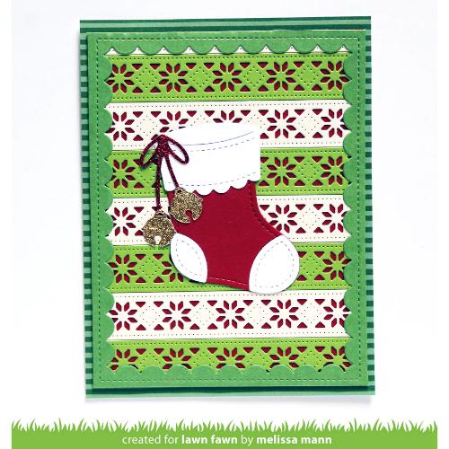 Lawn Fawn - Lawn Cuts - Nordic Snowflake Border Die