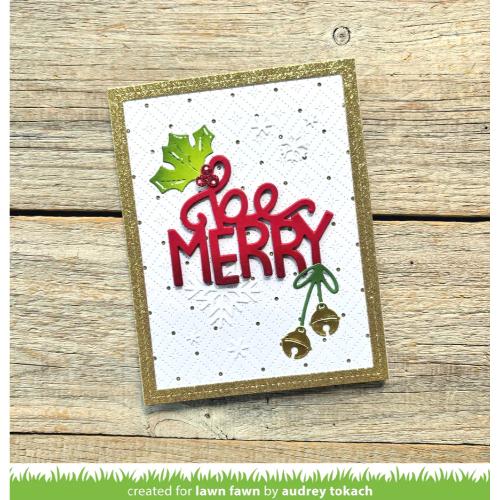 Lawn Fawn - Lawn Cuts - Giant Be Merry Die