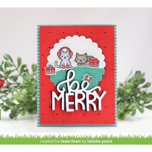 Lawn Fawn - Lawn Cuts - Giant Be Merry Die