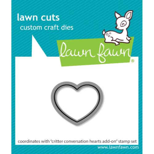 Lawn Fawn - Lawn Cuts - Critter Conversation Hearts Add-On Die