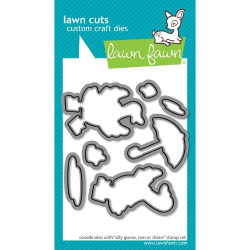 Lawn Fawn - Lawn Cuts - Silly Goose, Rain or Shine! Dies