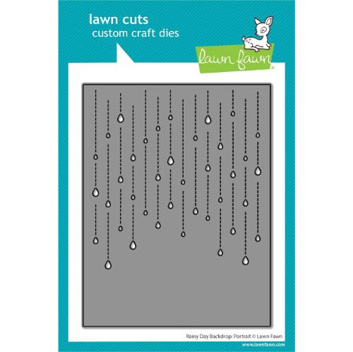 Lawn Fawn - Lawn Cuts - Rainy Day Backdrop: Portrait Dies