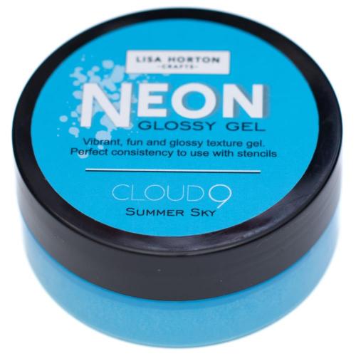 Lisa Horton Crafts Neon Glossy Gel Summer Sky