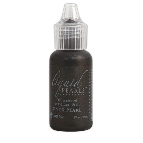 Ranger Liquid Pearls Dimensional Pearlescent Paint .5oz Onyx Pearl