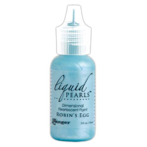 Ranger Liquid Pearls Dimensional Pearlescent Paint .5oz Robin's Egg