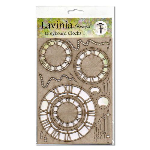 Lavinia Stamps - Greyboard Clocks 1