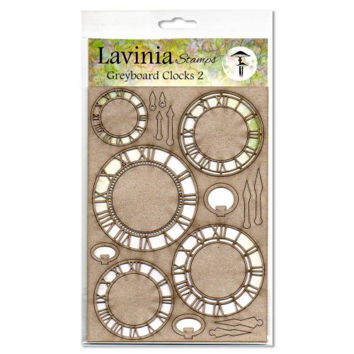 Lavinia Stamps - Greyboard Clocks 2