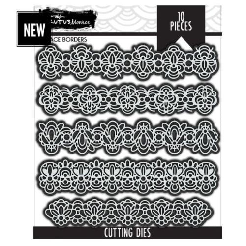 Brutus Monroe - Lace Borders - Cutting Die Set - Postage as per actual
