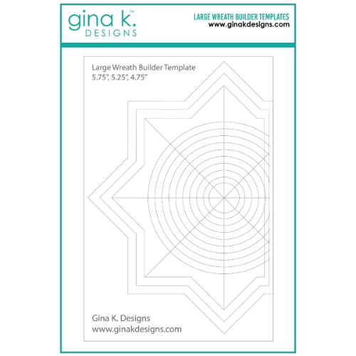Gina K Designs - TOOL- Wreath Builder Template Large