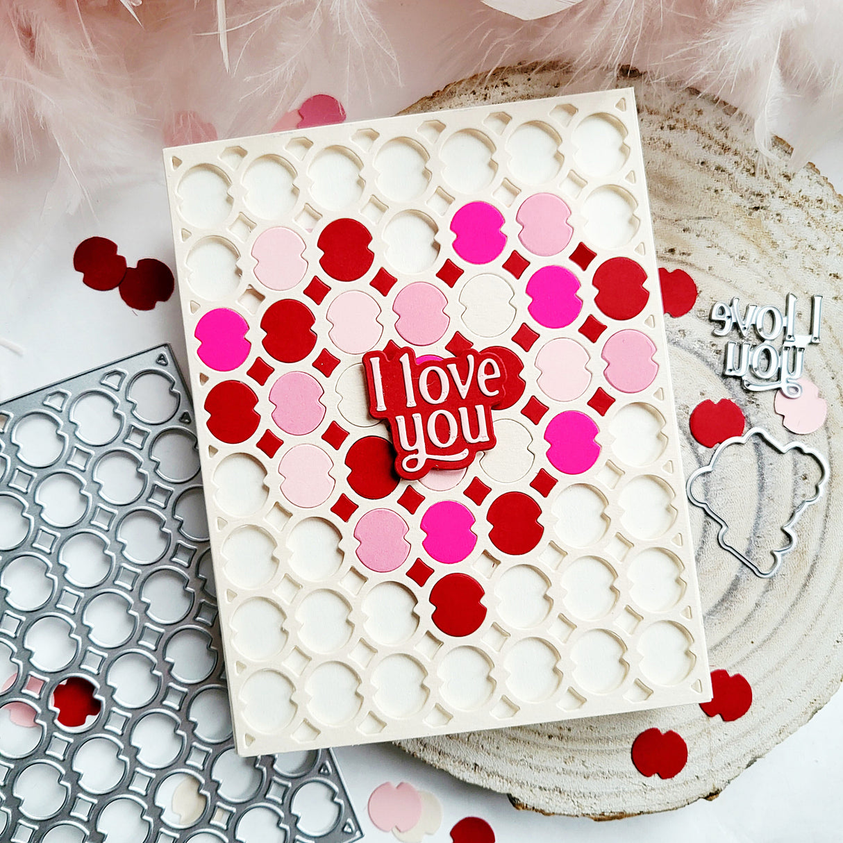 Pinkfresh Studio - Lattice Glow coverplate die