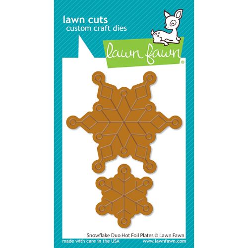 Lawn Fawn - Hot Foil Plates - Snowflake Duo Hot Foil Plates
