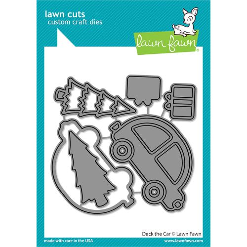 Lawn Fawn - Lawn Cuts - Deck the Car Dies