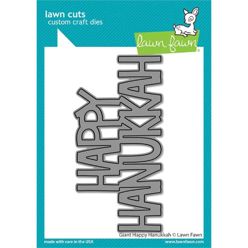 Lawn Fawn - Lawn Cuts - Giant Happy Hanukkah Die