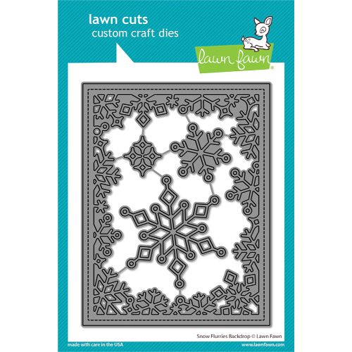 Lawn Fawn - Lawn Cuts - Snow Flurries Backdrop Dies