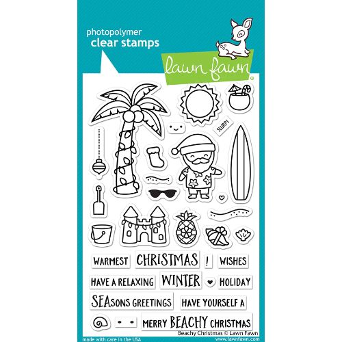 Lawn Fawn - Stamps - Beachy Christmas