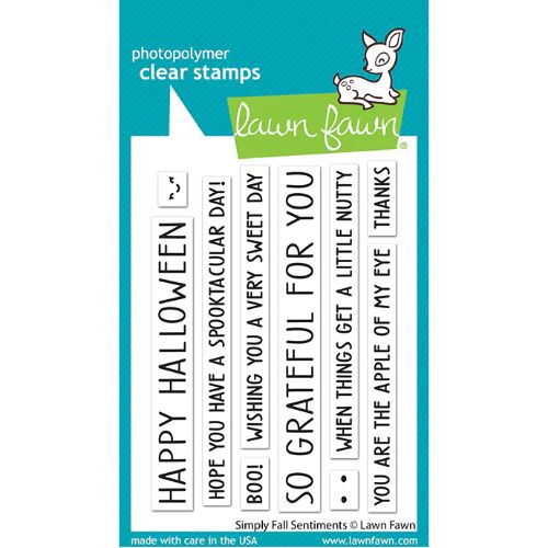Lawn Fawn - Stamps - Simply Fall Sentiments