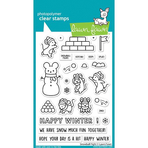 Lawn Fawn - Stamps - Snowball Fight