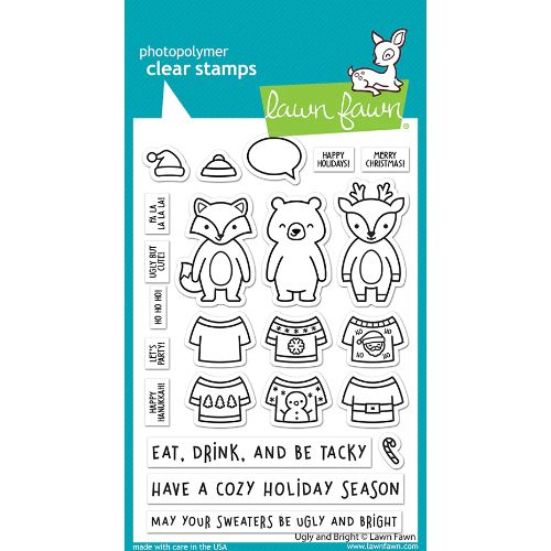 Lawn Fawn - Stamps - Ugly and Bright