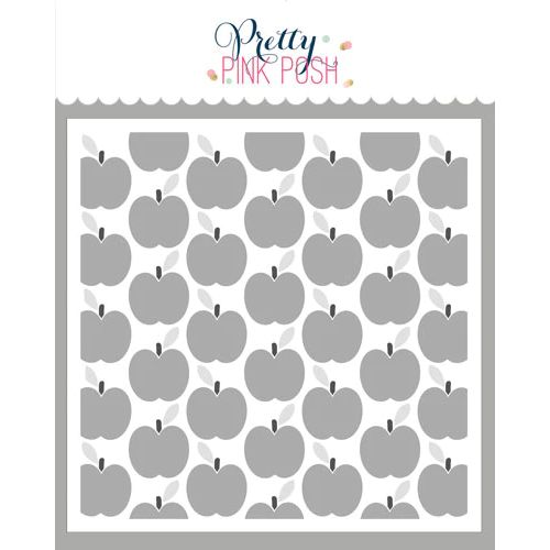 Pretty Pink Posh - Layered Apples Stencils (3 Pack)