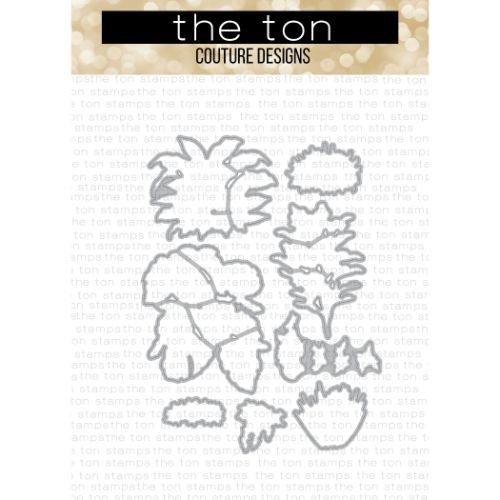 The Ton Stamps - Lush Plants Coordinating Dies 