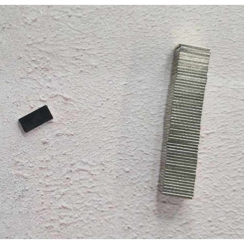 Small Rectangular Block Magnets 10x5x1mm (Pack of 50)