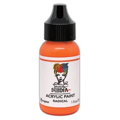 Dina Wakley Media Acrylic Paint 1oz Radical