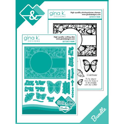 Gina K Designs - BUNDLE - Butterfly Frame