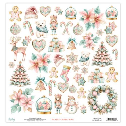 Mintay Basic 12x12 Inch Elements Pastel Christmas (MT-BASIC-A12) - Postage as per actual