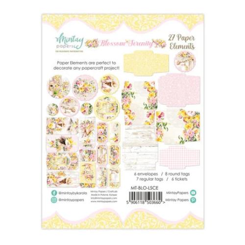 Mintay - Paper Elements - Blossom Serenity, 27 pcs