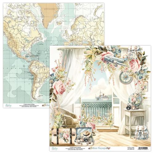 Mintay - 8 x 8 Paper Pad - Bon Voyage