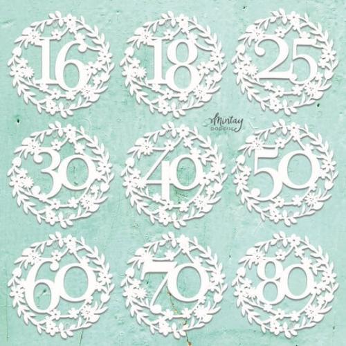 Mintay Chippies Decor 12x12 Inch Jubilee Numbers (MT-CHIP2-D112) - Postage as per Actual