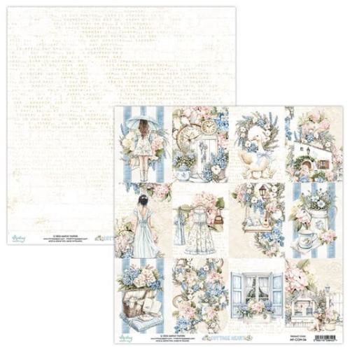 Mintay Cottage Heart 12x12 Inch Scrapbooking Paper Set (MT-COH-07) - Postage as per Actual