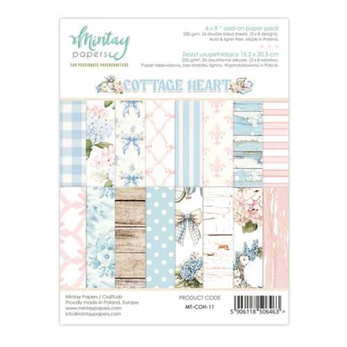 Mintay Cottage Heart 6x8 Add-On Paper Pack (MT-COH-11)
