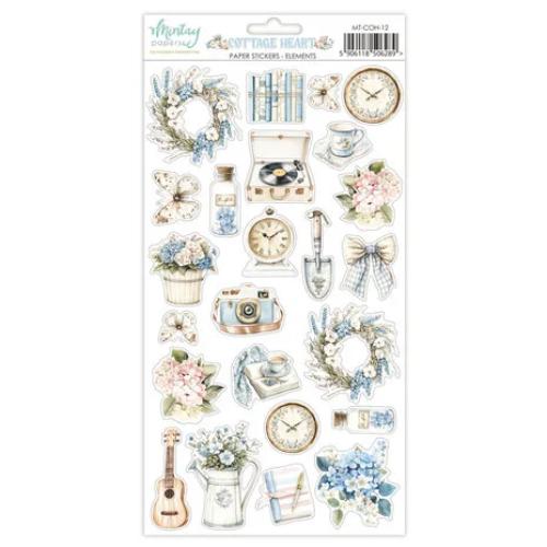 Mintay Cottage Heart 6x12 Inch Paper Stickers Elements (MT-COH-12) - Postage as per Actual