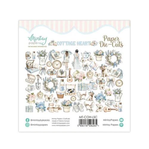 Mintay Cottage Heart Paper Die-Cuts (60pcs) (MT-COH-LSC)