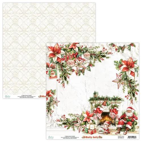 Mintay Holly Jolly 12x12 Inch Scrapbooking Paper Set (MT-HOL-07) - Postage as per Actual