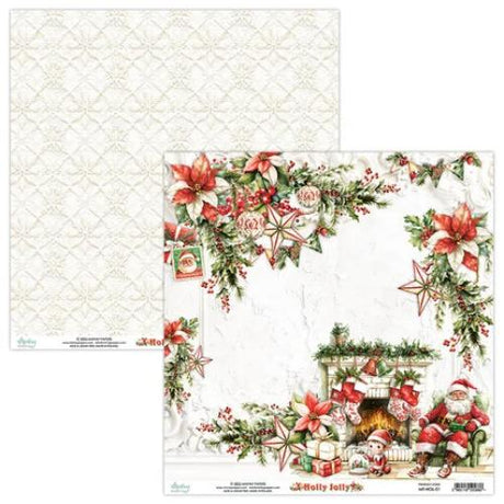 Mintay Holly Jolly 12x12 Inch Scrapbooking Paper Set (MT-HOL-07) - Postage as per Actual